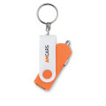 Universal USB Car Charger with Keyring with Customized Logo